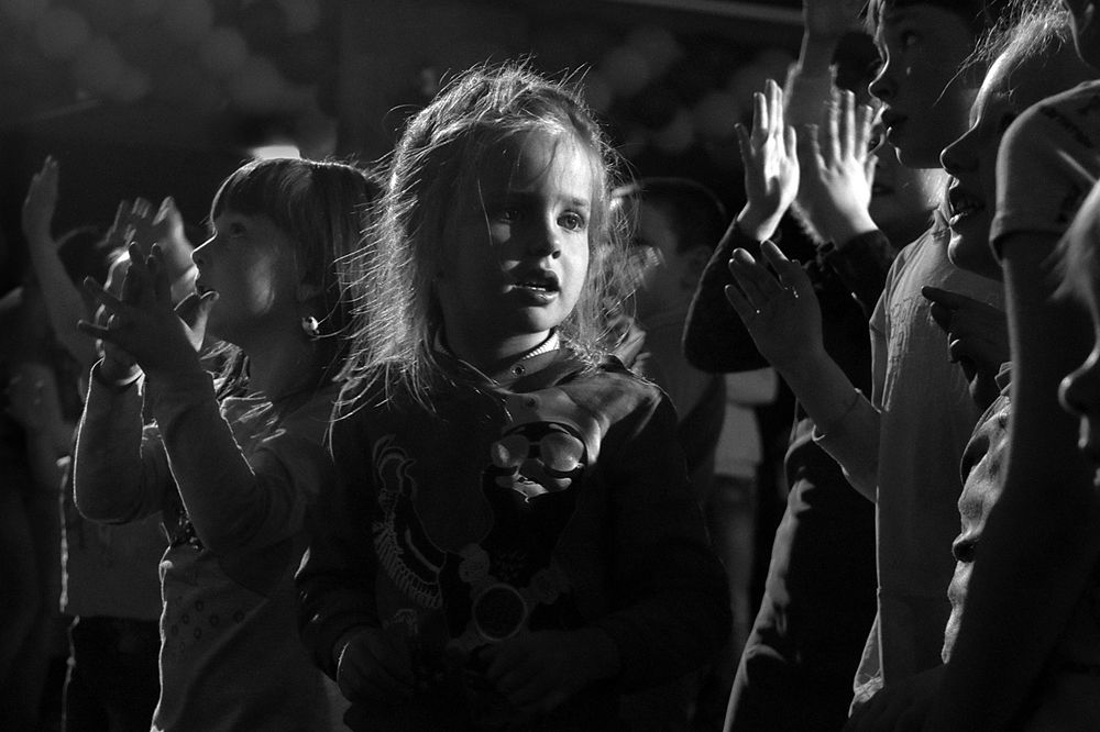 На детской дискотеке