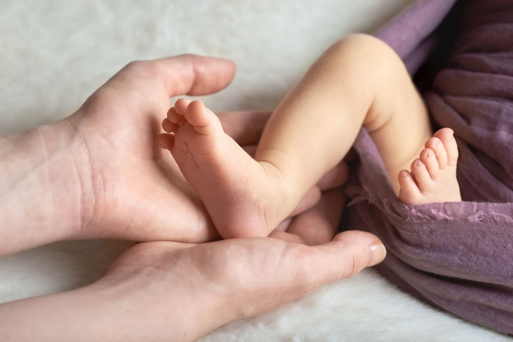 Новорождённая Амина. Киев