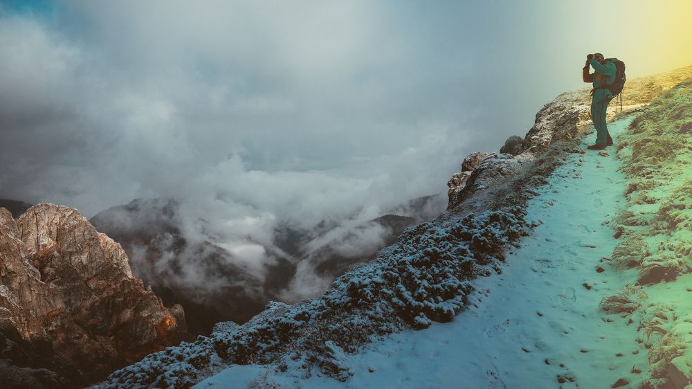 Dangerous but beautiful cliff