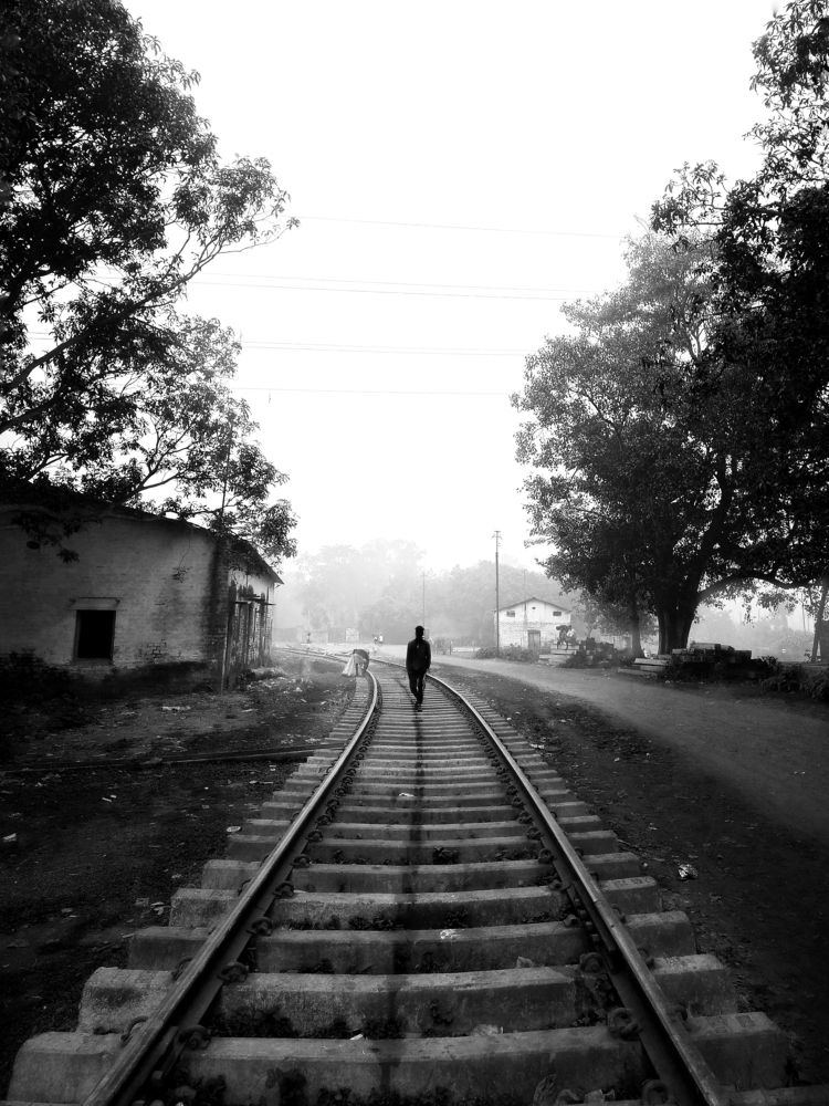 My habit of walking alone.