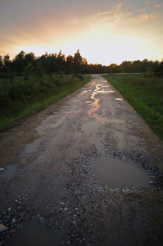 после грозы.