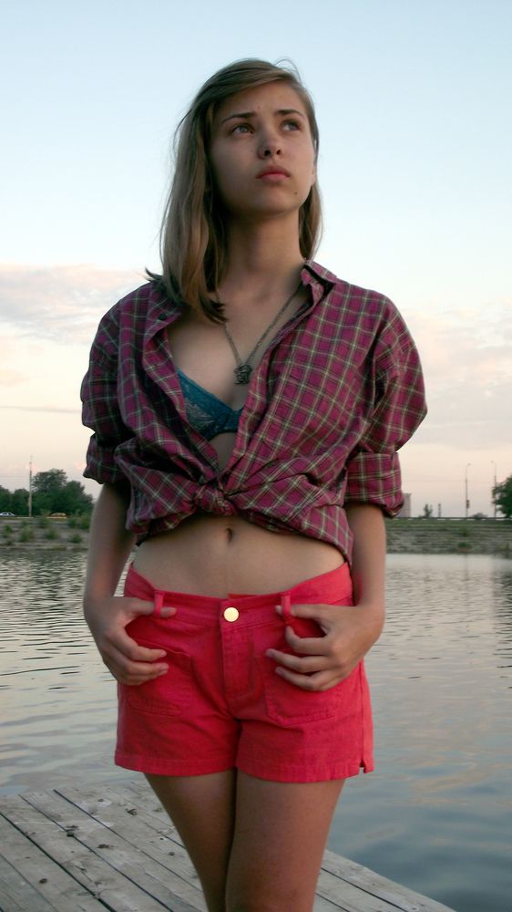 Sabrina on the river