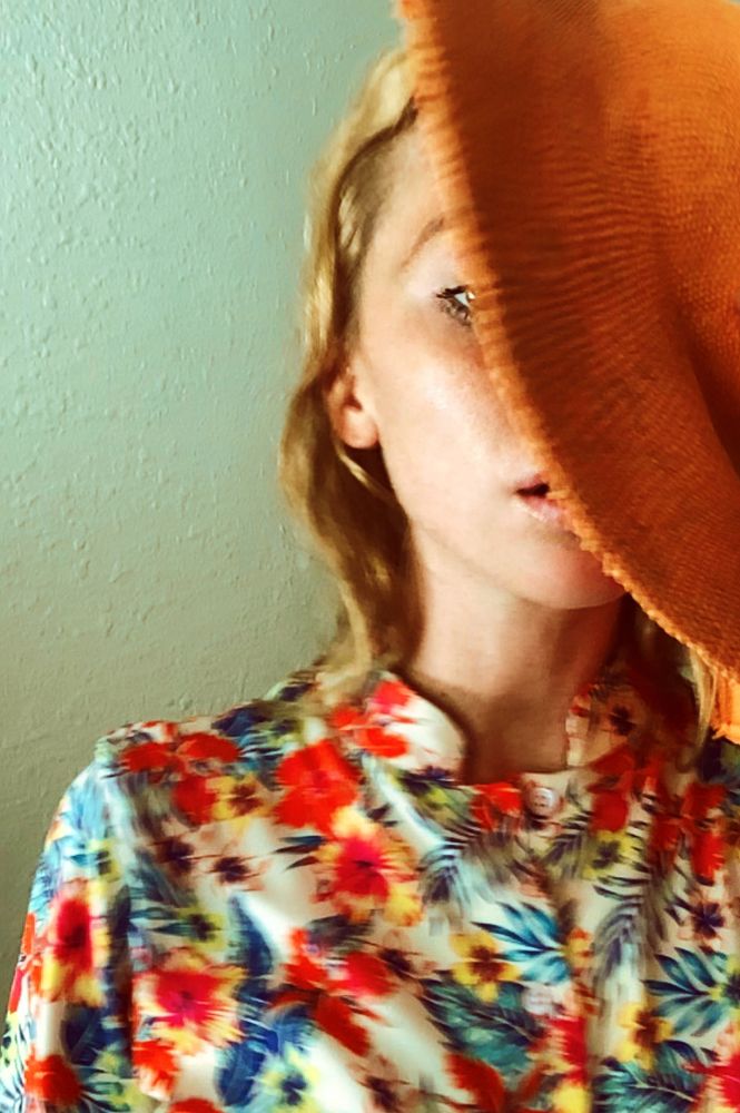 Hat summer virtual portrait