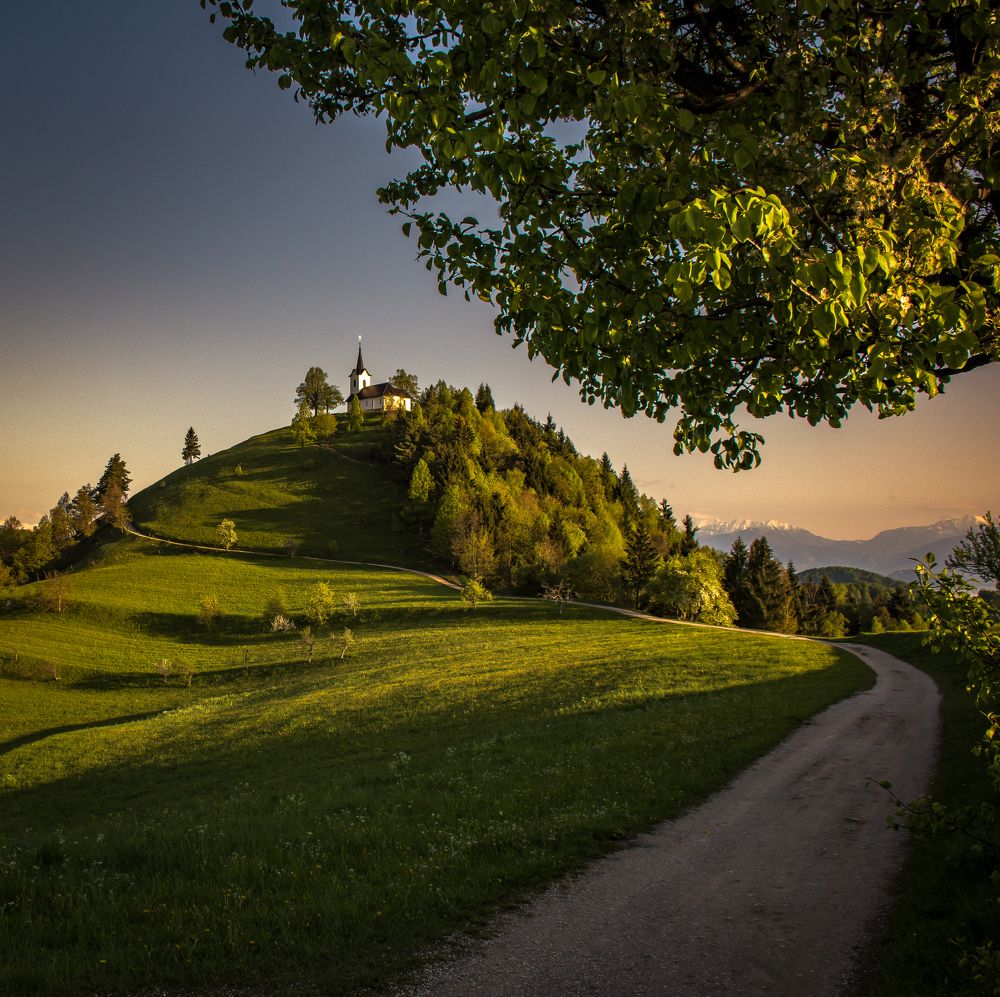 St. Jakob church on top of the hill