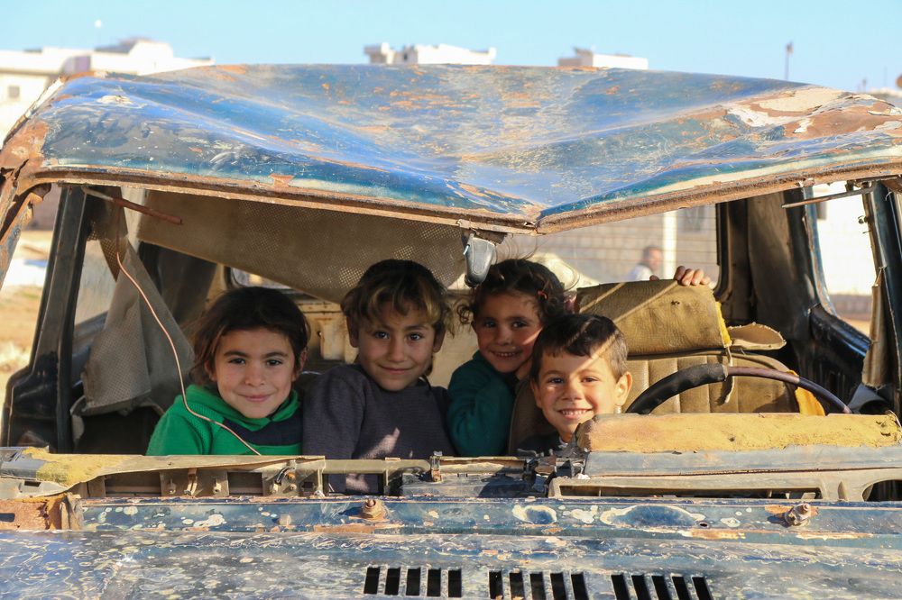 A laugh that breaks the pain