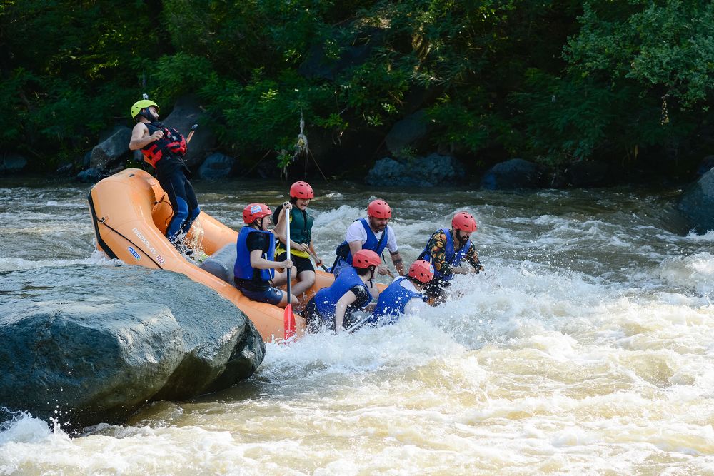 Rafting in Armenia.