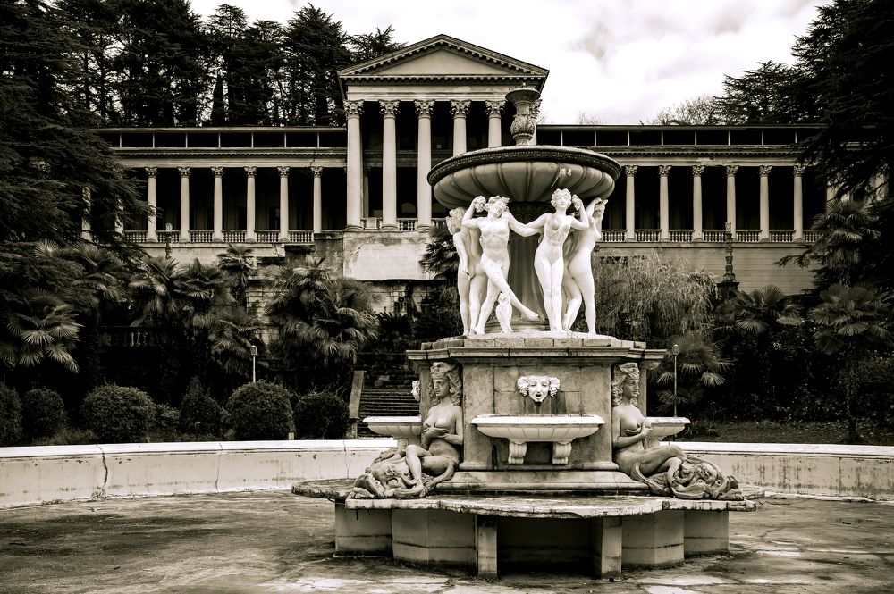 Abandoned sanatorium named after Ordzhonikidze