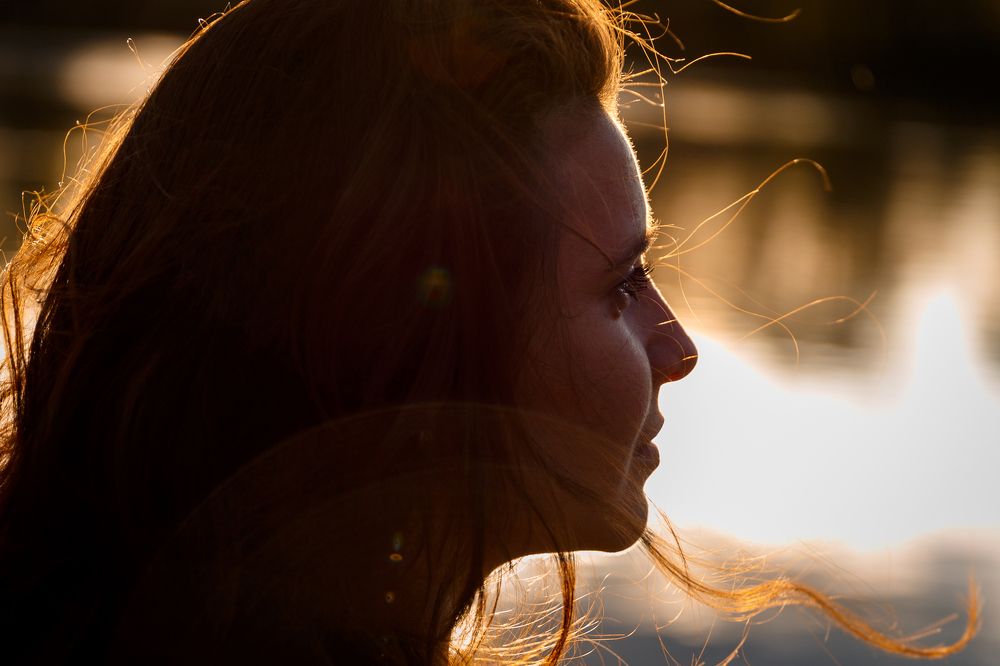 огненный закат