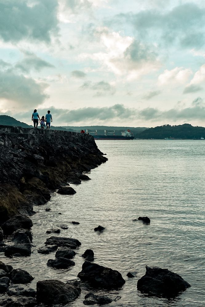 Family Walk in Fort San Pedro