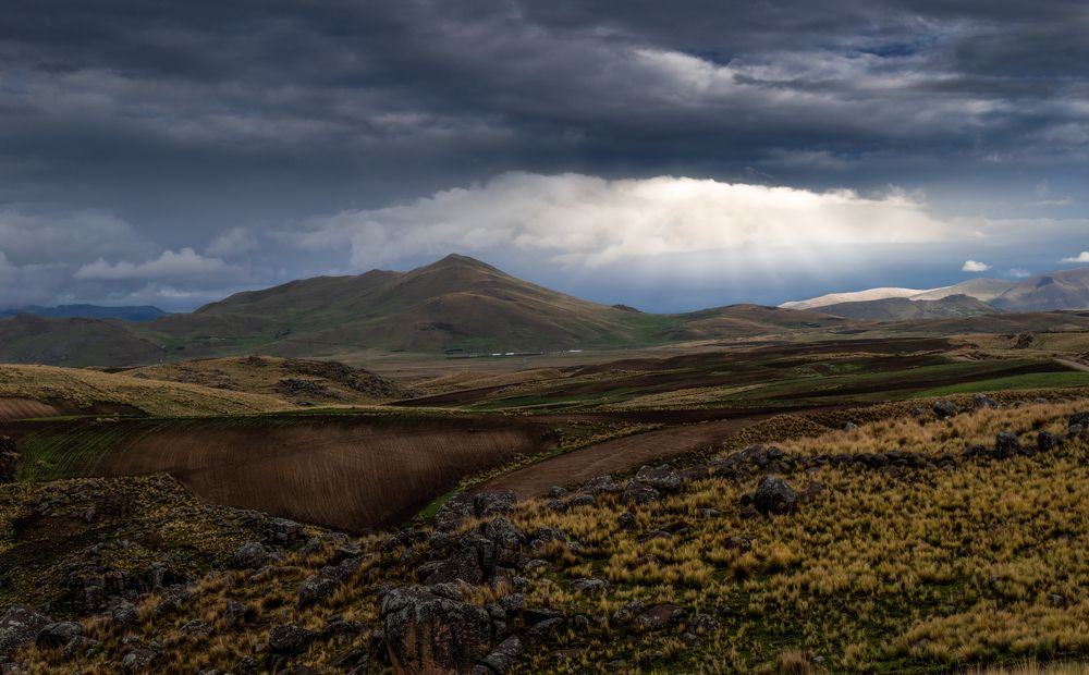 Tarde de tormenta en la sierra peruana