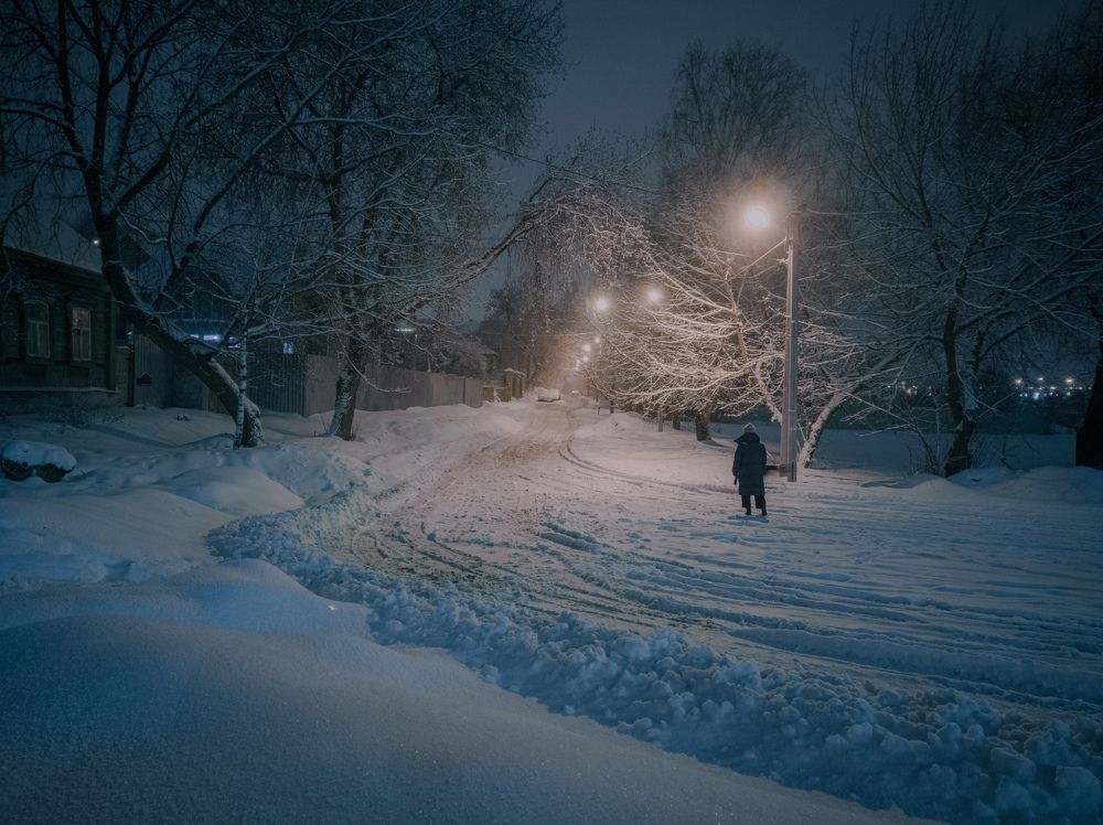 Снежная дорога