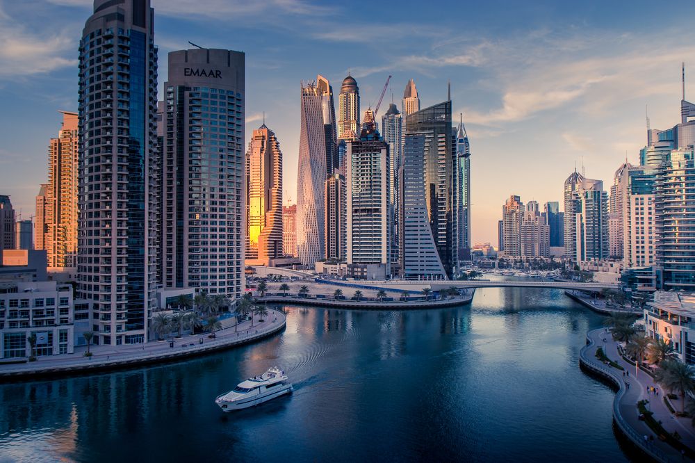 Dubai Marina, Dubai, Golden Hour