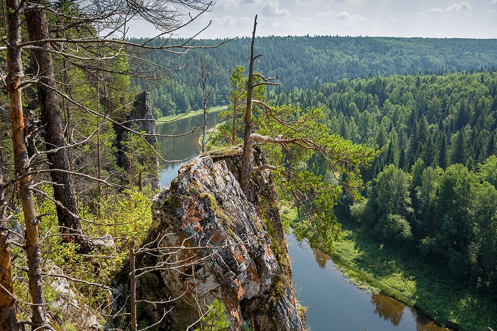 На реке Чусовая.
