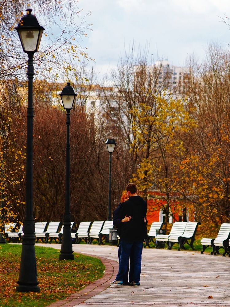 Love story in the park
