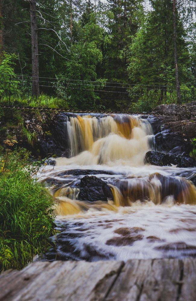 Рускеальские водопады на реке Тохмайоки
