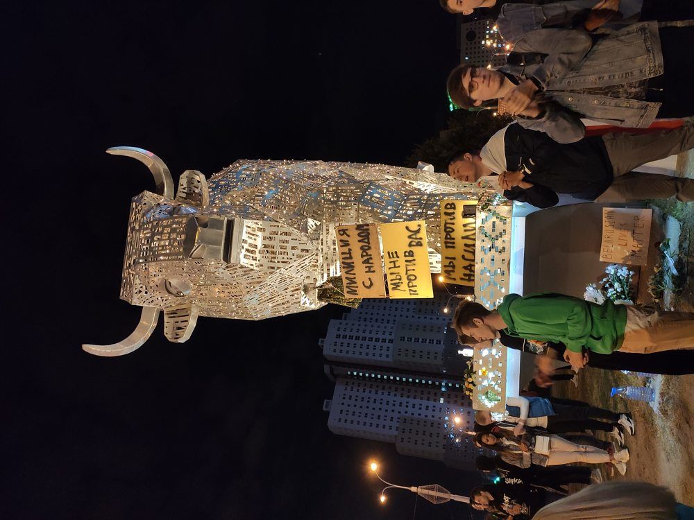 We are not against you - we are against violence