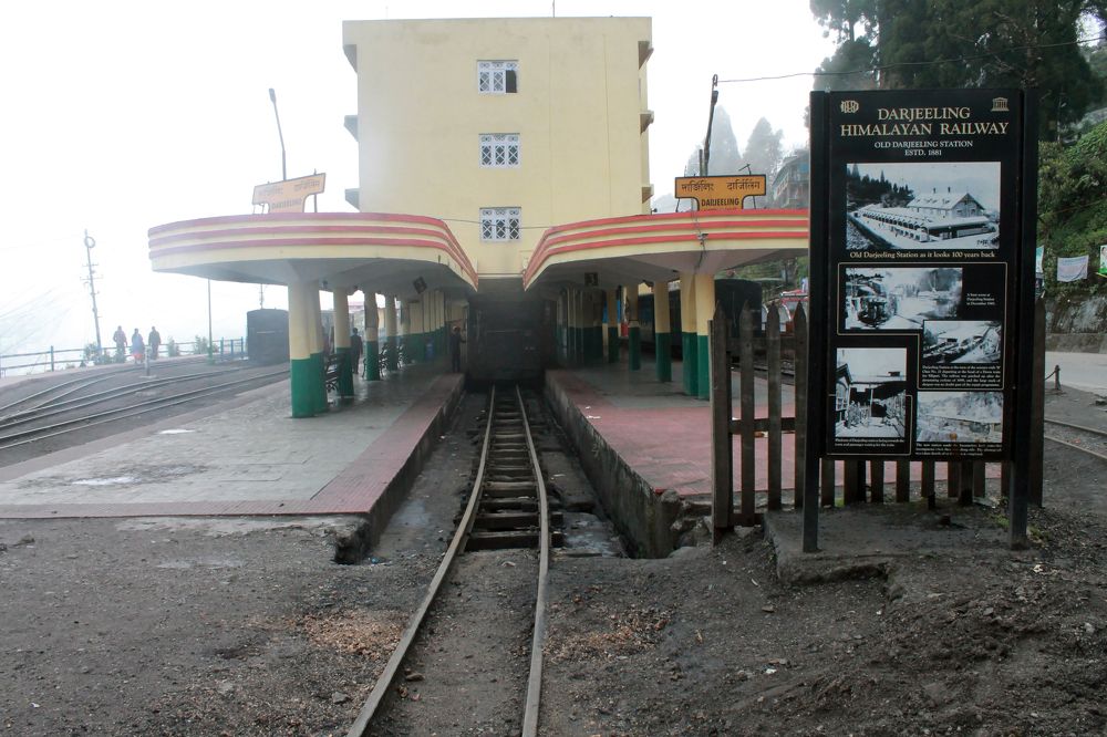 Darjeeling, the UNESCO heritage rail station.