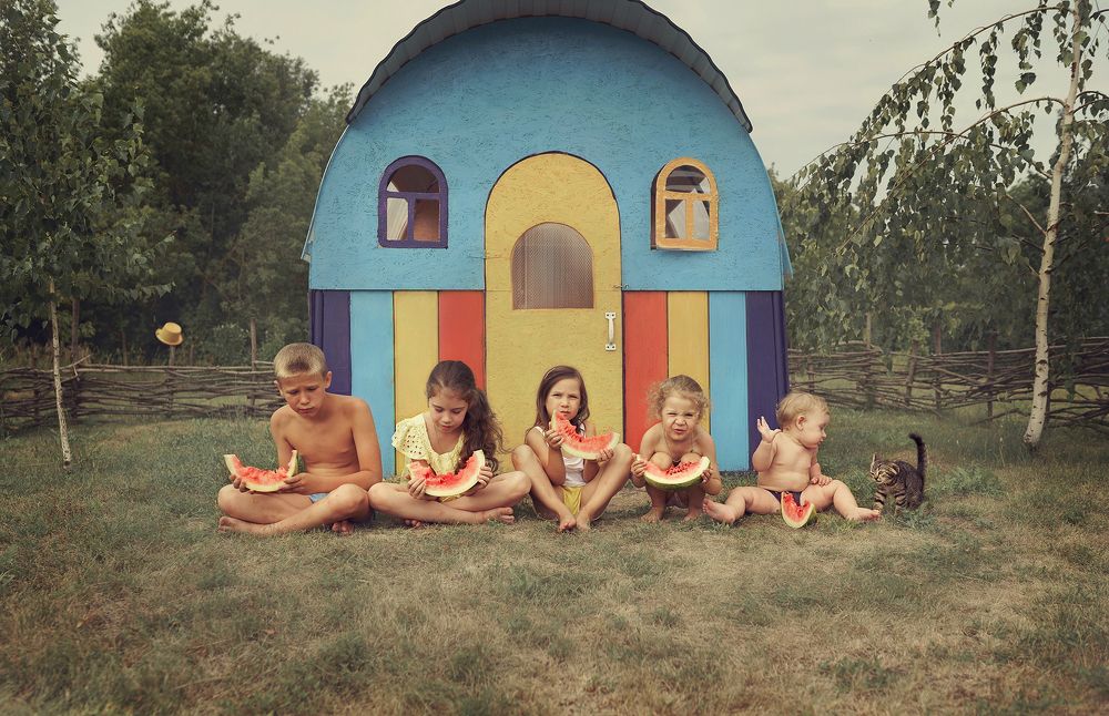 Домик для внуков!