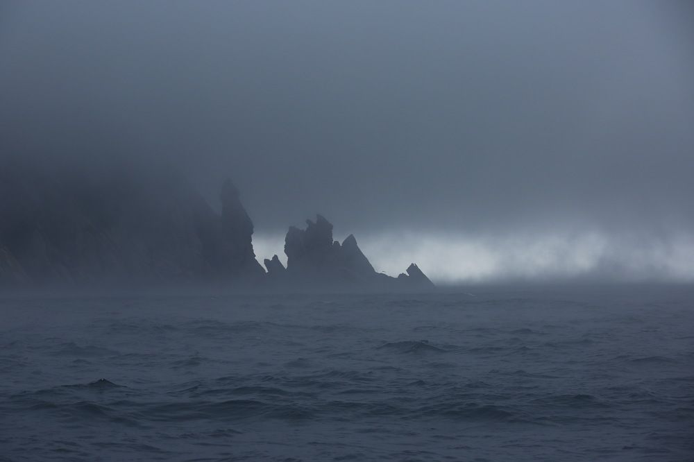На переходе к бухте Врангеля. Охотское море.