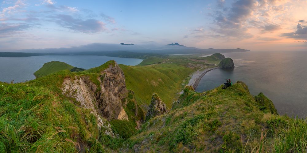 Закат на Кунашире