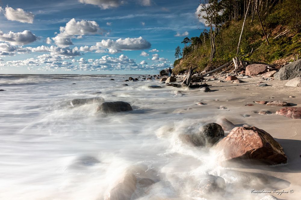 Заморозка днем у моря