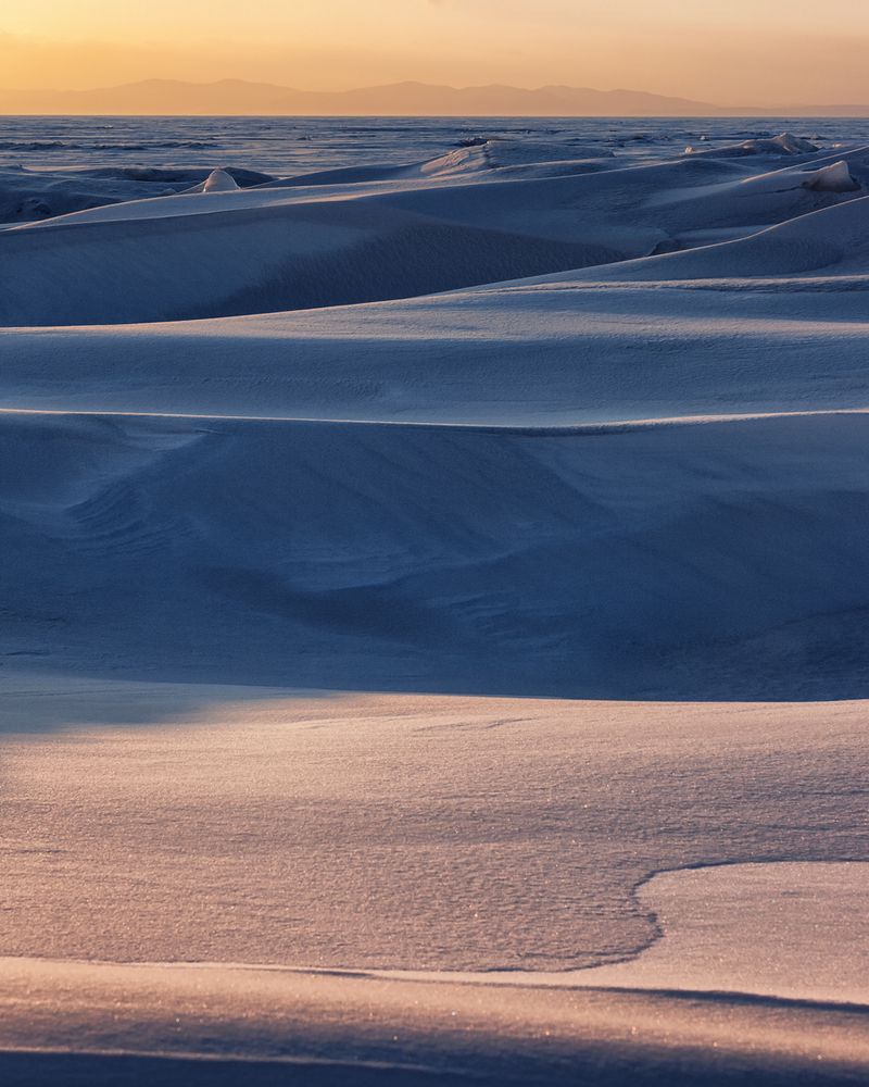 Застывшие морские волны