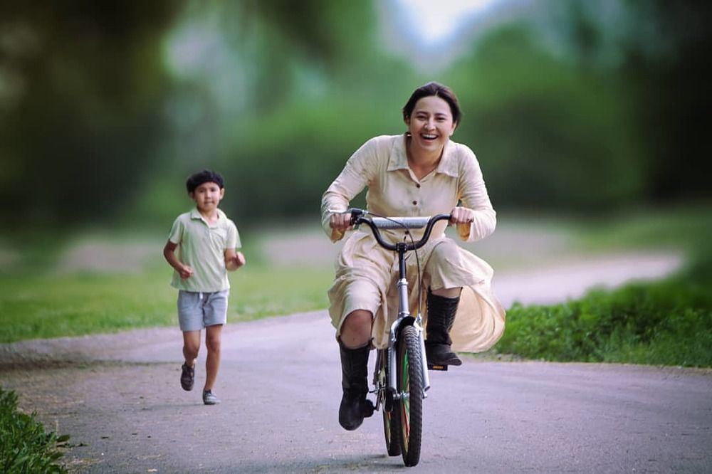 Мама в детстве не накаталась.