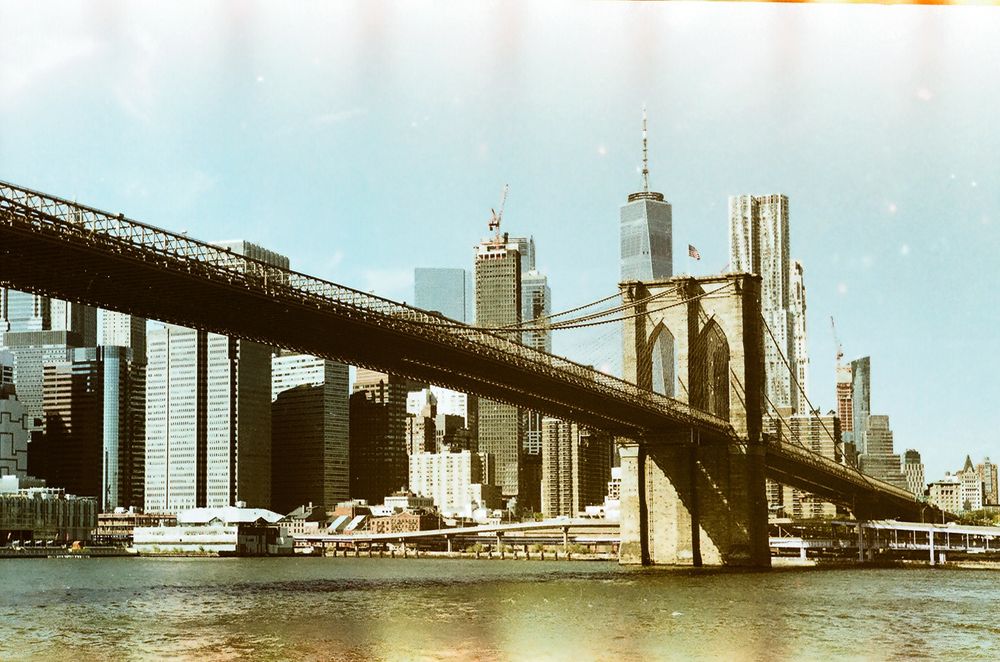 Бруклинский мост с речного трамвайчика