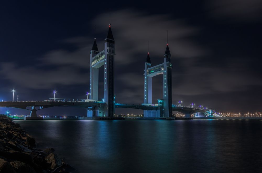 Night KTCC Drawbridge - Kuala Terengganu