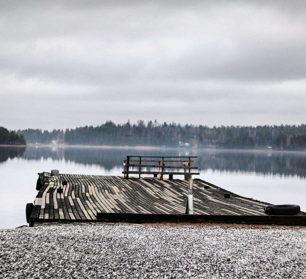 Лаппеэнранта.Утренний туман над озером