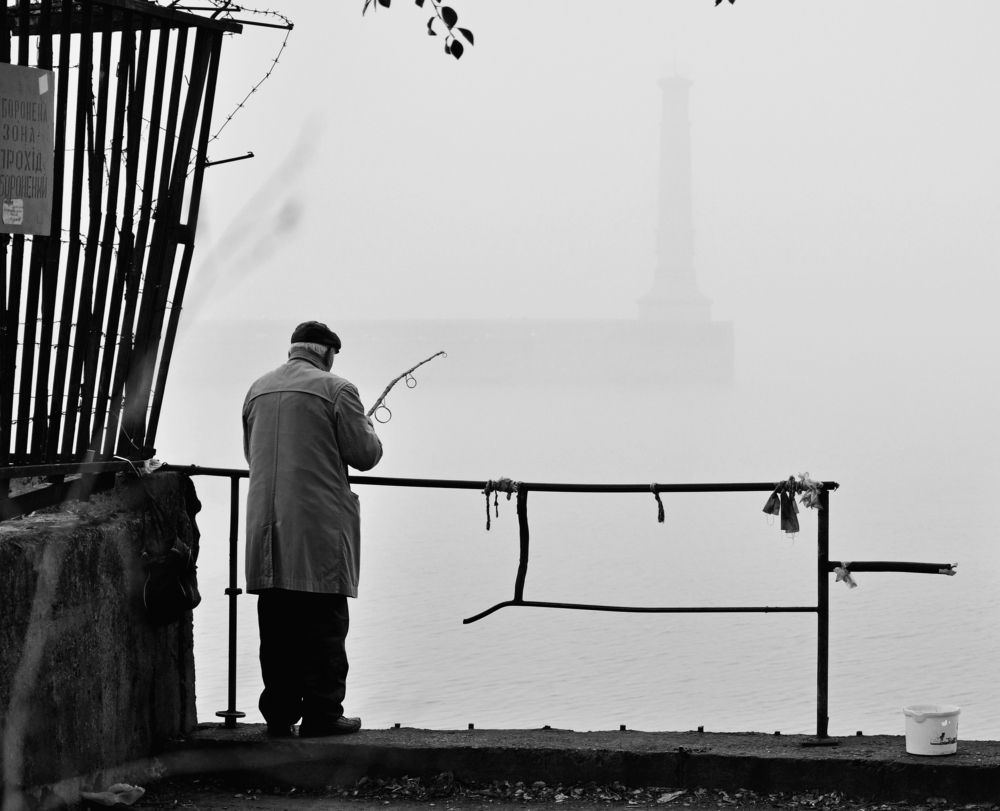Рыбак в тумане