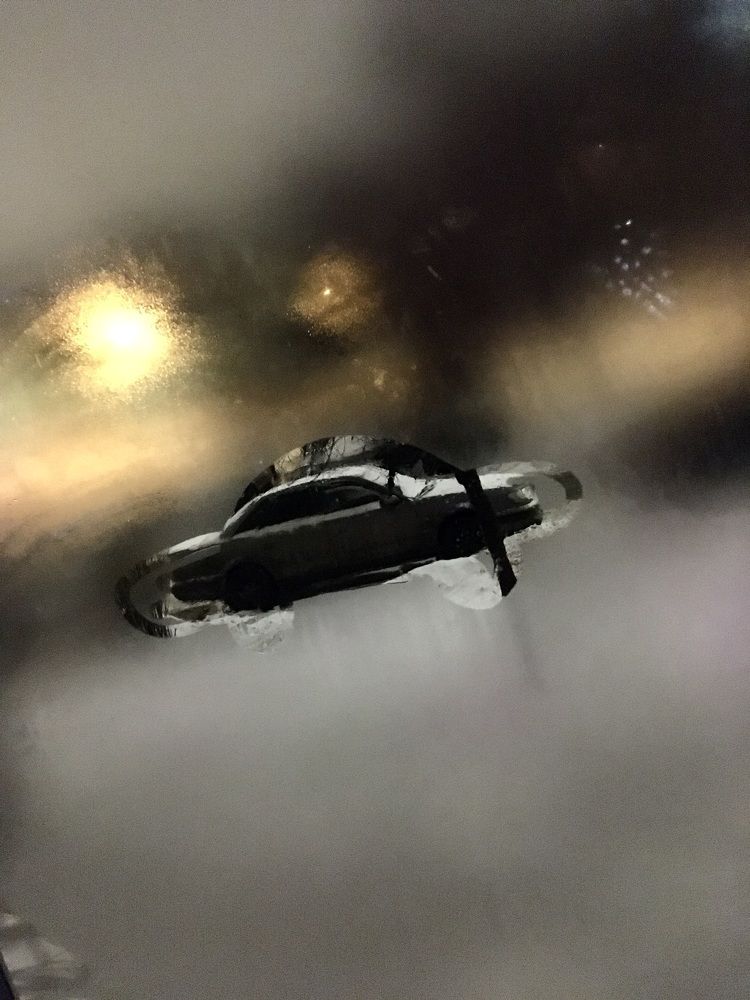 Auto in the window
