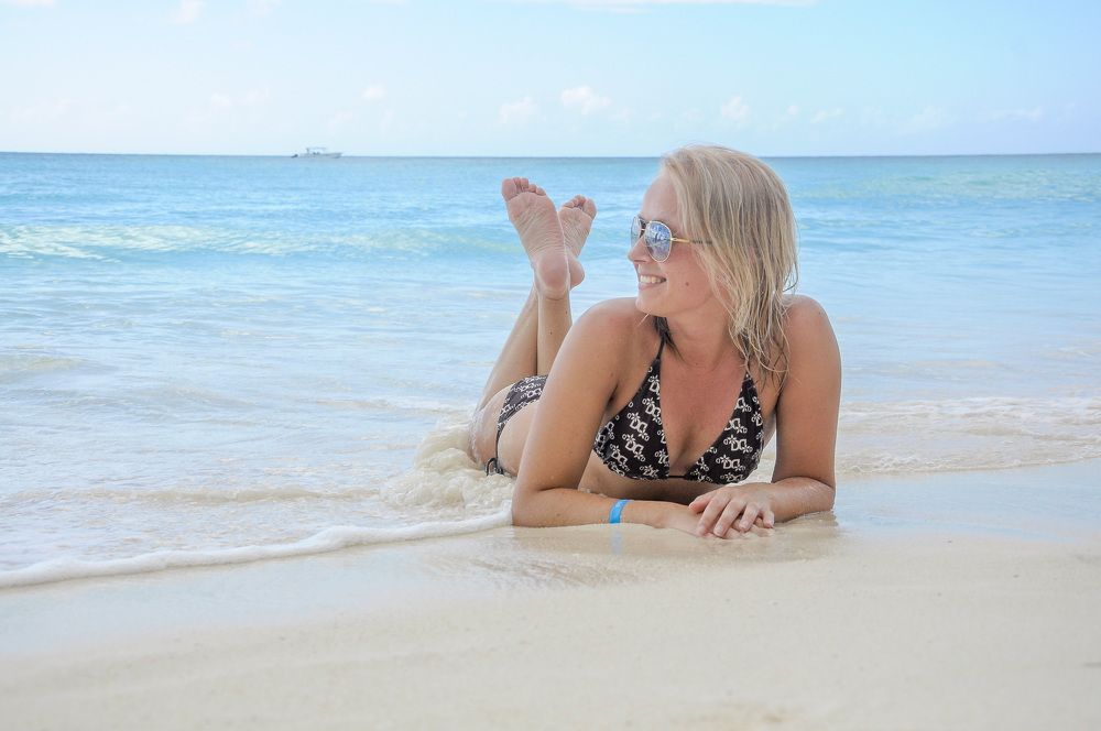 paradise relaxation on the island of Saona