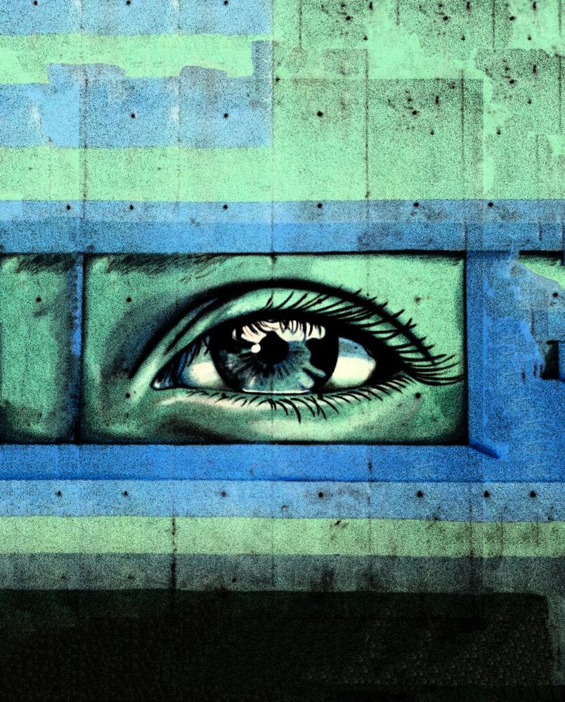 Mirada azul