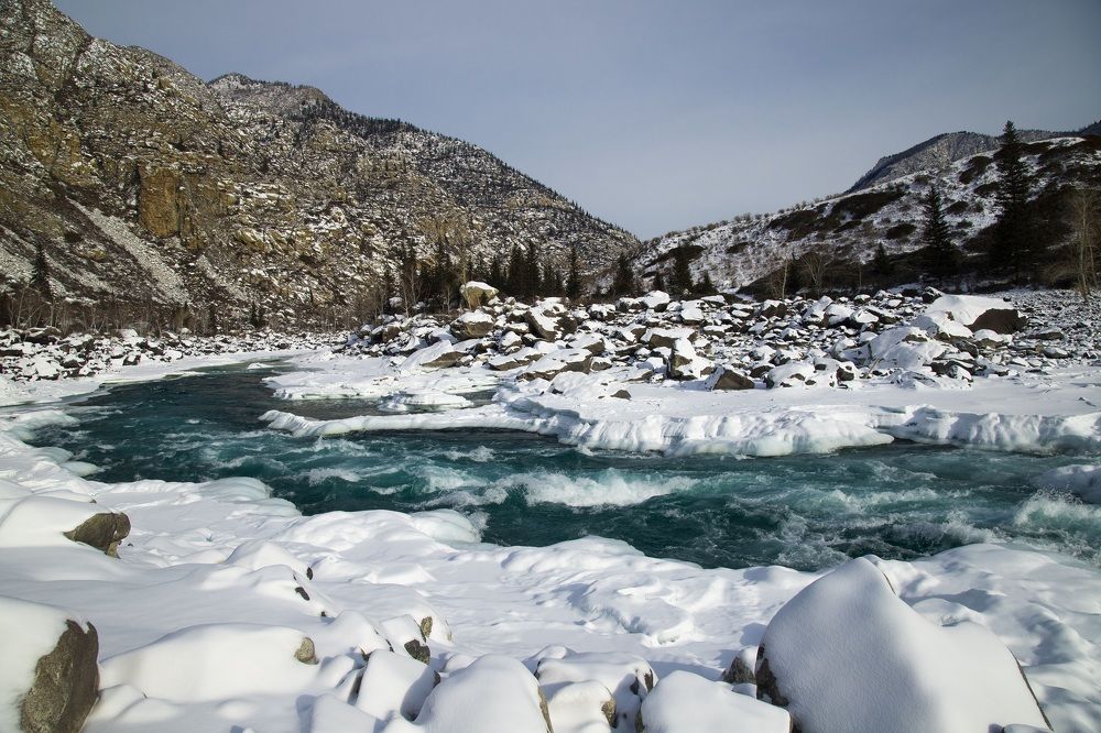 Порог Ильгумень в январе
