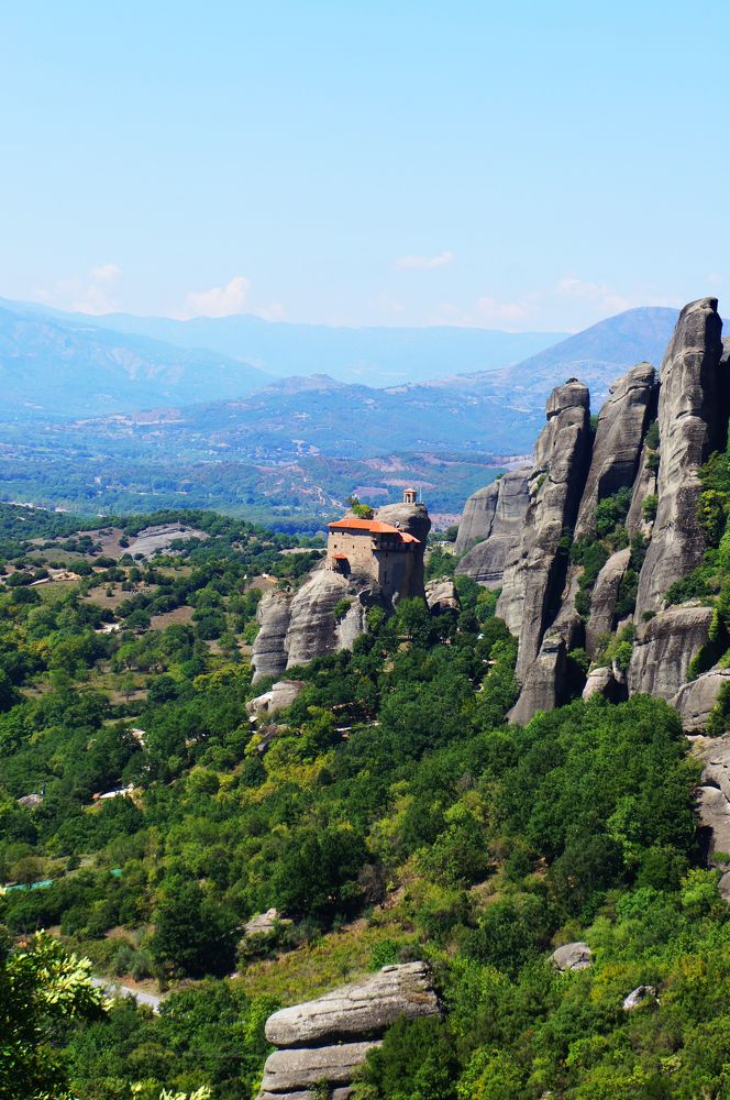 Soaring monasteries of Meteora, Greece