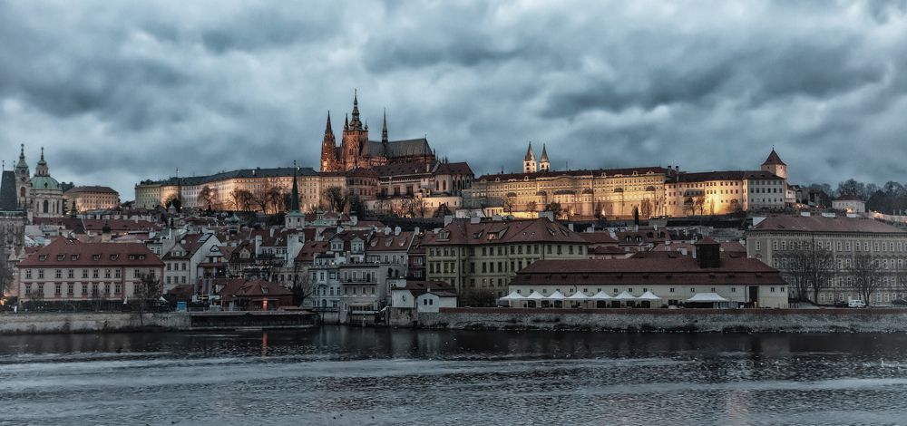 Prague Castle at Dusk