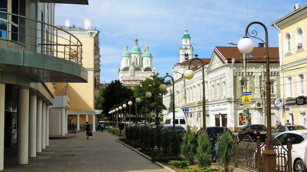 Вид на Астраханский Кремль