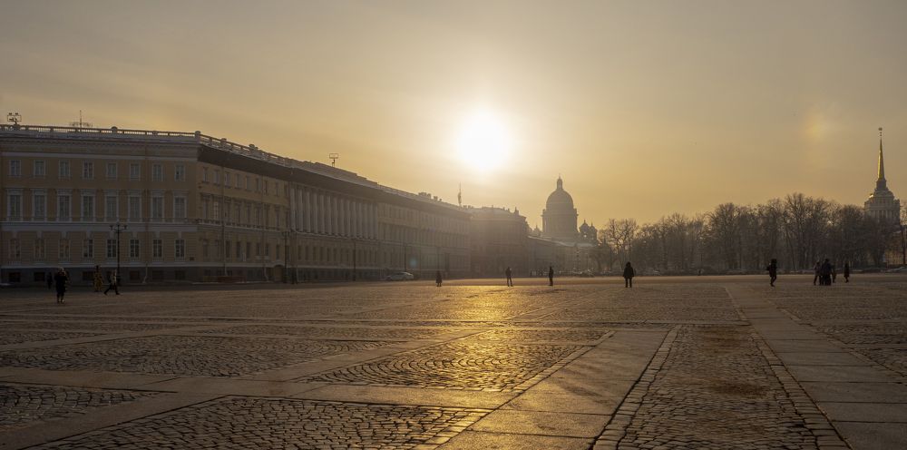 A viewSt. Isaac's Cathedral. Palace Square. St. Petersburg.