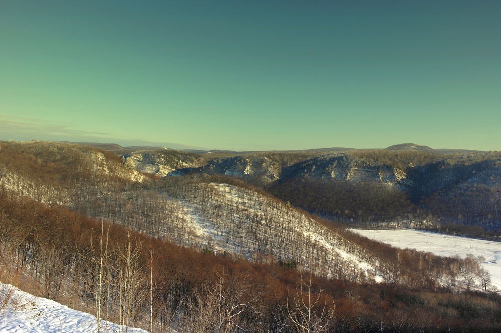 Урочище Кызыл-Таш зимой
