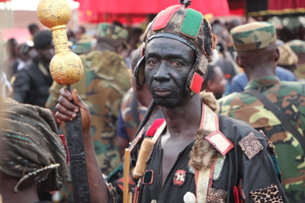 Warrior of the Asante kingdom of Ghana