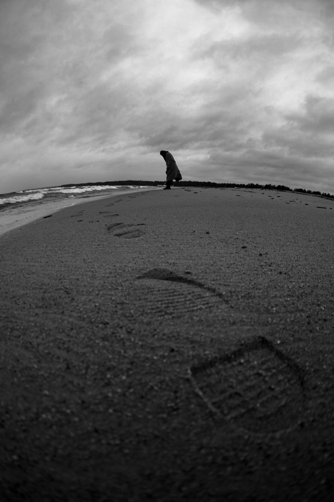 Настя на финском заливе