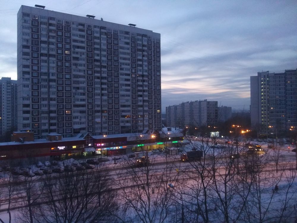 Утро в городе