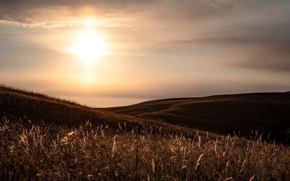 Закат на плато Лаго-Наки