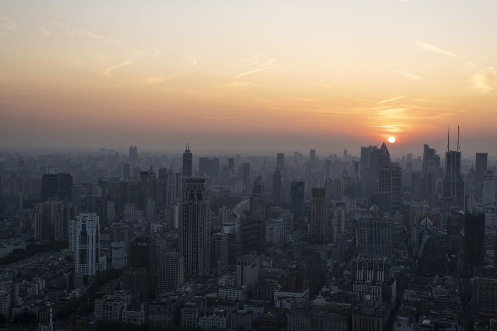 Sunset in Shanghai
