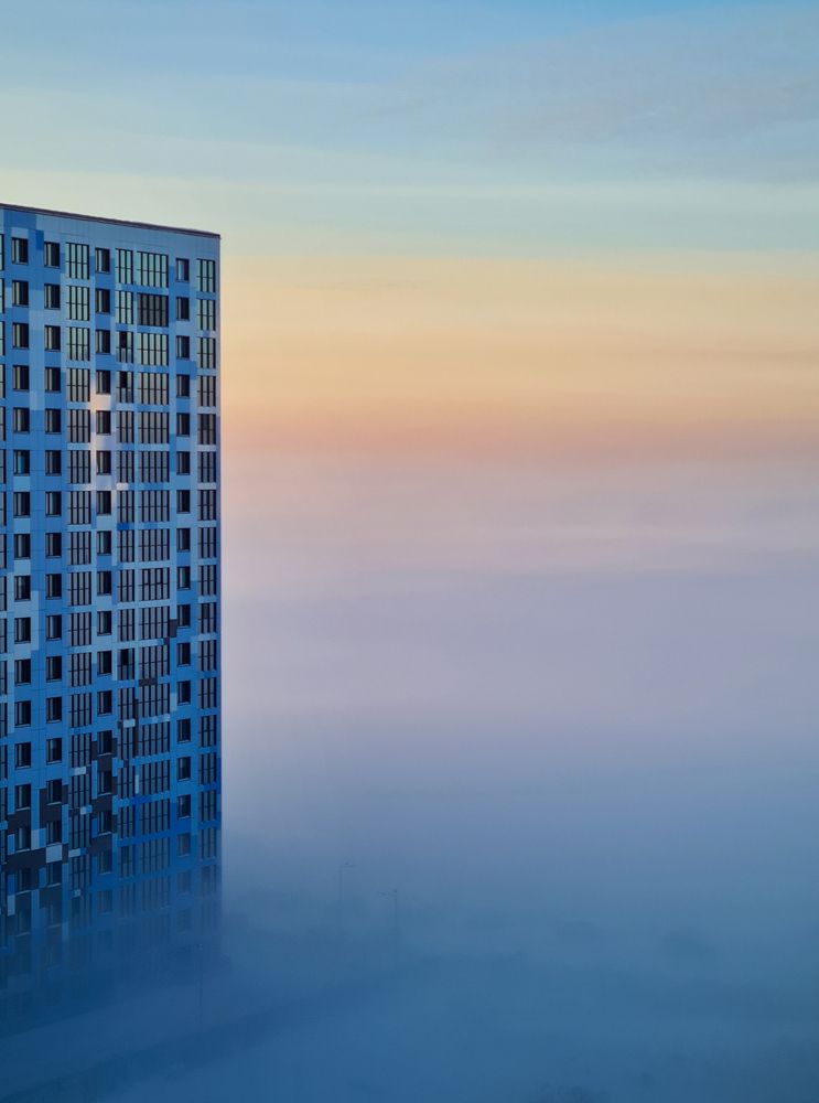 Морозное утро на Финском заливе