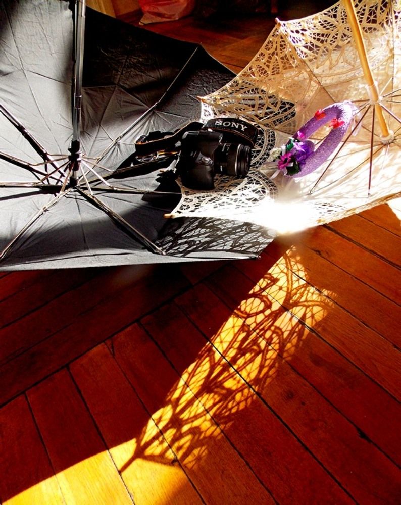 Встреча  двух зонтиков!..