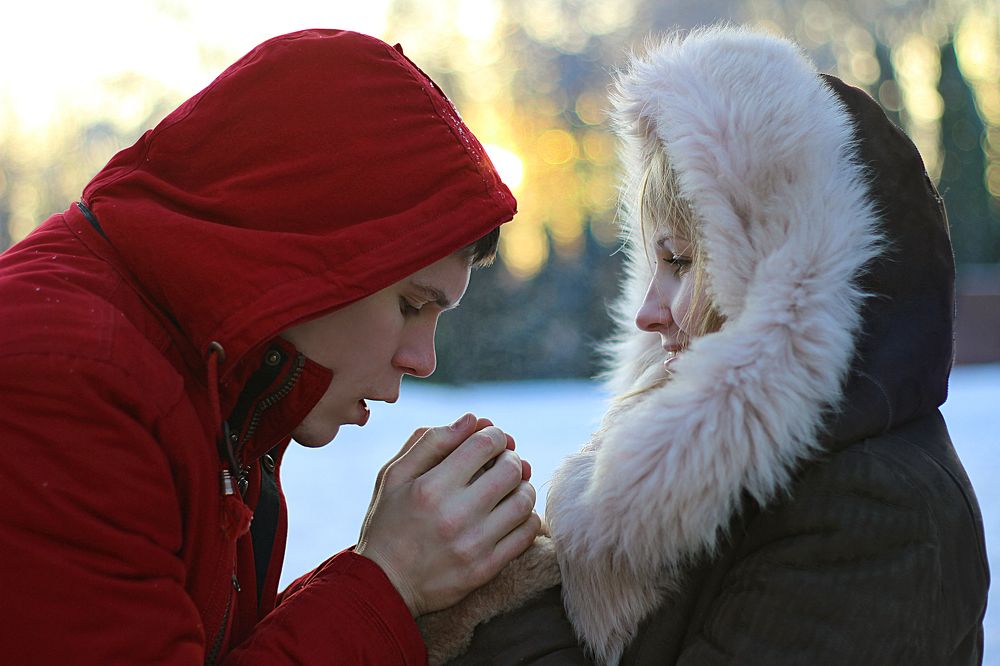 Морозный вечер вдвоем