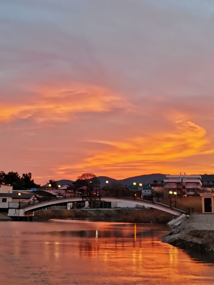 Рассвет в Дивноморске.