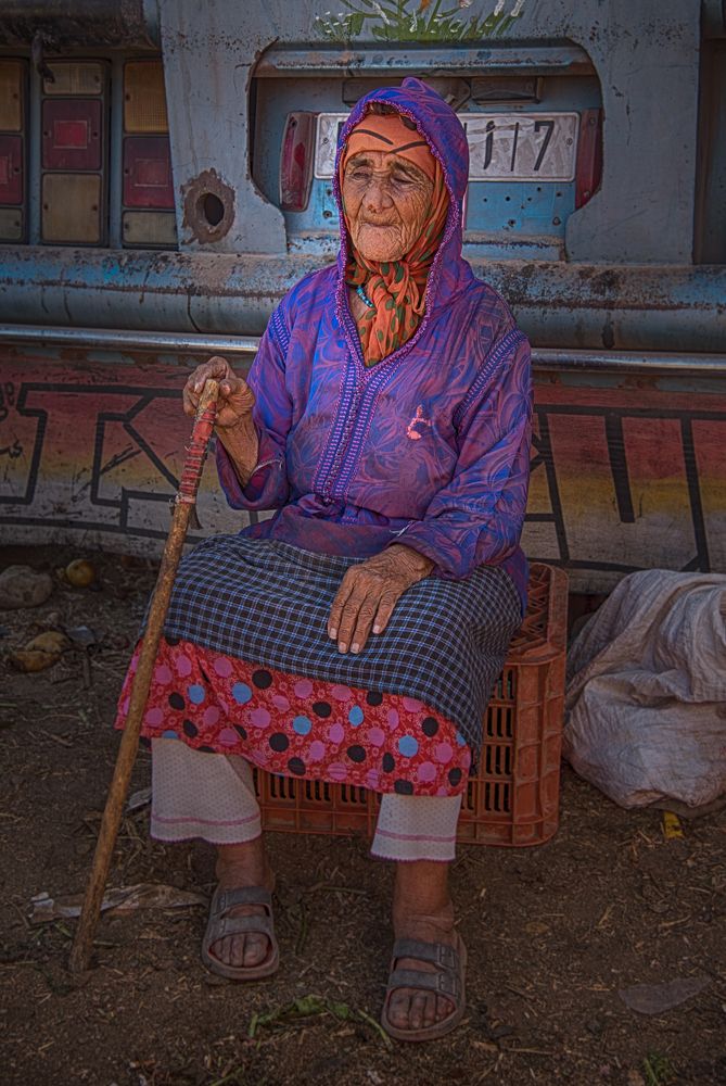 An older woman